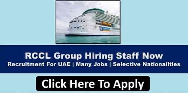 RCCL Careers Jobs Opportunities Available Now In UAE -2025